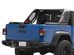 Vigor Roll Bar with LED Cube Lights; Black (20-24 Jeep Gladiator JT)