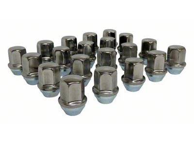 Wheel Lug Nut Kit; Stainless (20-24 Jeep Gladiator JT)