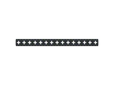 X-Track Rail; Matte Black; 60-Inch