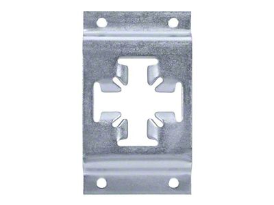 X-Track Rail; Zinc Plated; Single