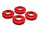 0.75-Inch Front or Rear Coil Spring Lift Isolators; Red (93-98 Jeep Grand Cherokee ZJ)