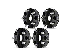 1.25-Inch 5-Lug Wheel Spacers; Black; Set of Four (99-10 Jeep Grand Cherokee WJ & WK)