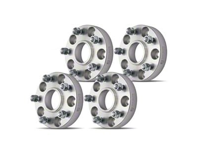 1.25-Inch 5-Lug Wheel Spacers; Silver; Set of Four (99-10 Jeep Grand Cherokee WJ & WK)