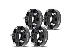 1.50-Inch 5-Lug Wheel Spacers; Black; Set of Four (99-10 Jeep Grand Cherokee WJ & WK)