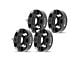 1.50-Inch 5-Lug Wheel Spacers; Black; Set of Four (99-10 Jeep Grand Cherokee WJ & WK)