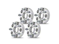 1.50-Inch 5-Lug Wheel Spacers; Silver; Set of Four (99-10 Jeep Grand Cherokee WJ & WK)