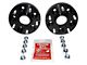 1.50-Inch Wheel Adapters; 5x4.5 to 5x5; Black (93-98 Jeep Grand Cherokee ZJ)