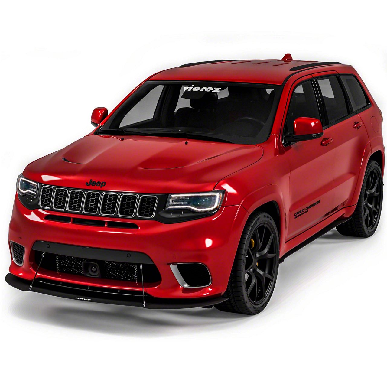 Jeep Grand Cherokee Aero Body Kit Package; Matte Black Vinyl (17-21 ...