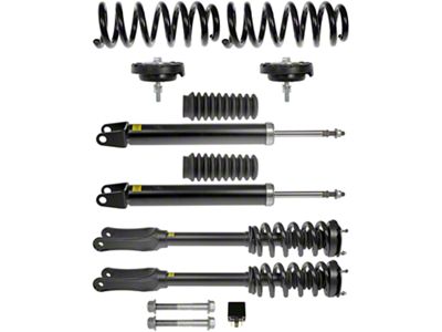 Air Spring to Coil Spring Strut Conversion Kit; Front and Rear (11-15 Jeep Grand Cherokee WK2)