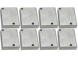 Aluminum Coil Covers; Raw (05-24 V8 HEMI Jeep Grand Cherokee WK & WK2, Excluding Trackhawk)