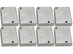 Aluminum Coil Covers; Raw (05-25 V8 HEMI Jeep Grand Cherokee WK & WK2, Excluding Trackhawk)