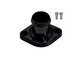 Aluminum Straight Water Neck Thermostat Housing; Black (05-24 V8 HEMI Jeep Grand Cherokee WK & WK2, Excluding Trackhawk)