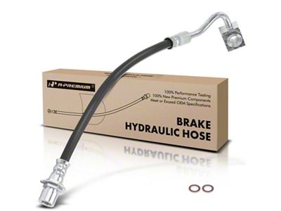 Brake Hydraulic Hose; Rear Driver Side (12-15 Jeep Grand Cherokee WK2, SRT, SRT8)