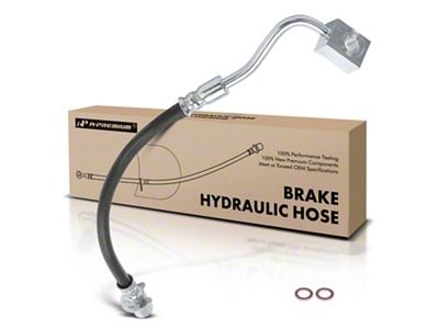 Brake Hydraulic Hose; Rear Passenger Side (12-15 Jeep Grand Cherokee WK2, SRT, SRT8)