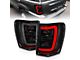 C-Bar LED Tail Lights; Black Housing; Smoked Lens (99-04 Jeep Grand Cherokee WJ)