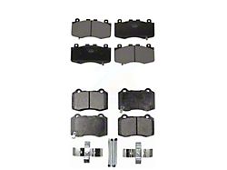 Ceramic Brake Pads; Front and Rear (18-21 Jeep Grand Cherokee WK2 Trackhawk)