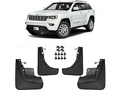 Custom Fit Mud Flaps; Front and Rear (11-21 Jeep Grand Cherokee WK2)