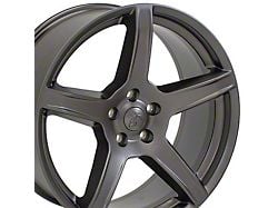 DG22 Satin Gunmetal Wheel; 22x9.5; 29mm Offset (22-24 Jeep Grand Cherokee WL)