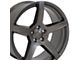 DG22 Satin Gunmetal Wheel; 22x9.5; 29mm Offset (22-24 Jeep Grand Cherokee WL)