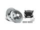 Drilled and Slotted Brake Rotor and Pad Kit; Rear (05-10 Jeep Grand Cherokee WK, Excluding SRT8)