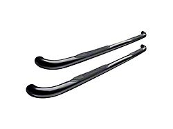 E-Series 3-Inch Nerf Side Step Bars; Black (05-10 Jeep Grand Cherokee WK)