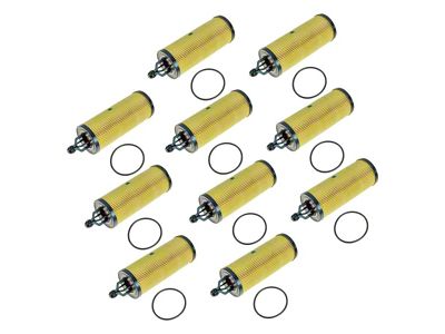 Engine Oil Filter; 10-Piece Set (14-15 3.6L Jeep Grand Cherokee WK2)