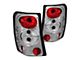 Euro Style Tail Lights; Chrome Housing; Clear Lens (99-04 Jeep Grand Cherokee WJ)