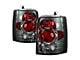 Euro Style Tail Lights; Chrome Housing; Smoked Lens (93-98 Jeep Grand Cherokee ZJ)