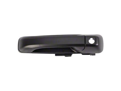 Exterior Door Handle; Front Passenger Side; Black (05-10 Jeep Grand Cherokee WK w/ Keyhole)