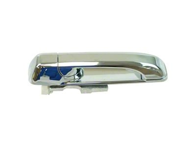 Exterior Door Handle; Rear Driver Side; Chrome (05-10 Jeep Grand Cherokee WK)