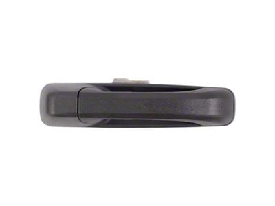 Exterior Door Handles; Rear; Black (05-10 Jeep Grand Cherokee WK)