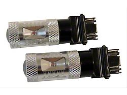 Front Turn Signal Light Amber LED Bulbs; 3157 (05-10 Jeep Grand Cherokee WK)