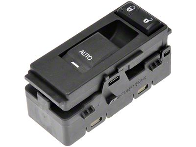 Front Window Switch 2-Button; Passenger Side (07-10 Jeep Grand Cherokee WK w/ One Touch Up & Down)