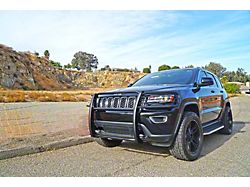 Grille Guard; Semi-Gloss Black (11-21 Jeep Grand Cherokee WK2 w/o Adaptive Cruise Control, Excluding EcoDiesel, Limited X, SRT, Trackhawk & Trail Hawk)