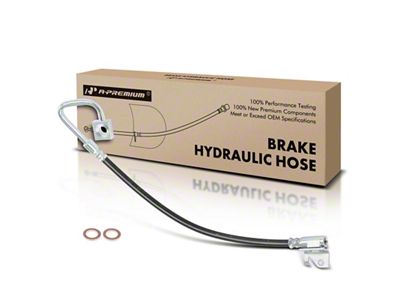 Brake Hydraulic Hose; Front Driver Side (06-10 Jeep Grand Cherokee WK SRT8)