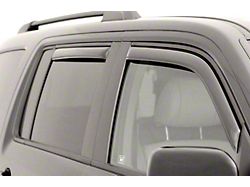 In-Channel Ventvisor Window Deflectors; Front and Rear; Dark Smoke (05-10 Jeep Grand Cherokee WK)
