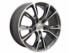 JP16 Gunmetal Machined Wheel; 20x8.5; 42mm Offset (22-24 Jeep Grand Cherokee WL)