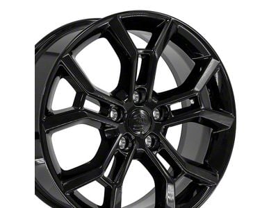 JP29 Gloss Black Wheel; 20x8.5; 50mm Offset (22-25 Jeep Grand Cherokee WL)