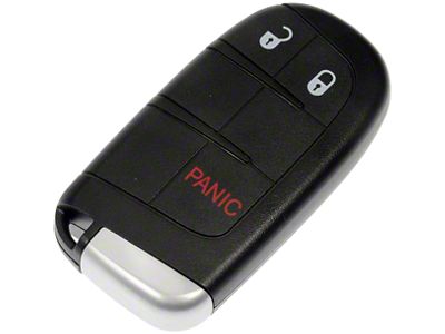 Keyless Entry Remote; 3-Button (14-21 Jeep Grand Cherokee WK2 w/o Power Lift Gate or Remote Start)