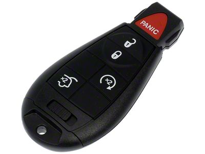 Keyless Entry Remote; 5-Button (08-10 Jeep Grand Cherokee WK w/ Remote Start)