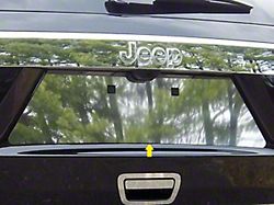 License Plate Bezel; Stainless Steel (11-13 Jeep Grand Cherokee WK2)