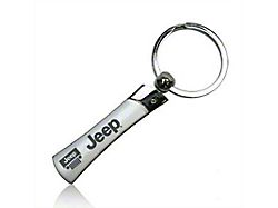 Metal Blade Keychain with Jeep Logo