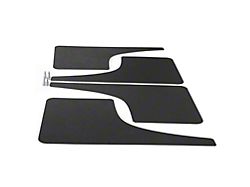 Mud Flaps; Front and Rear; Gloss Black Vinyl (22-24 Jeep Grand Cherokee WL)