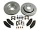 Performance Drilled and Slotted Brake Rotor and Pad Kit; Front (05-10 Jeep Grand Cherokee WK, Excluding SRT8)