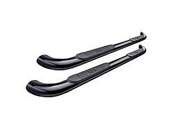 Platinum 4-Inch Oval Side Step Bars; Black (11-17 Jeep Grand Cherokee WK2 w/o Factory Skirt Cladding)