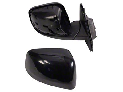 Powered Heated Mirrors with Blindspot; Black (11-13 Jeep Grand Cherokee WK2 w/ Memory Mirrors)