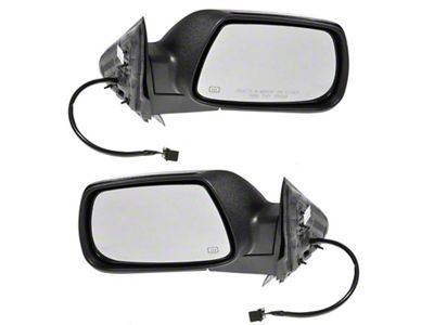 Powered Heated Mirrors; Unpainted (05-10 Jeep Grand Cherokee WK)