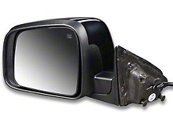 Powered Heated Side Mirror; Black; Driver Side (12-17 Jeep Grand Cherokee WK2)