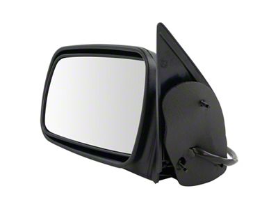 Powered Mirror; Unpainted; Driver Side (96-98 Jeep Grand Cherokee ZJ)