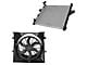 Radiator and Cooling Fan Blade (99-03 4.0L Jeep Grand Cherokee WJ w/o Factory Towing Package)